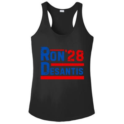 Desantis 2028 Ron Desantis 2028 President Election Retro Ladies PosiCharge Competitor Racerback Tank