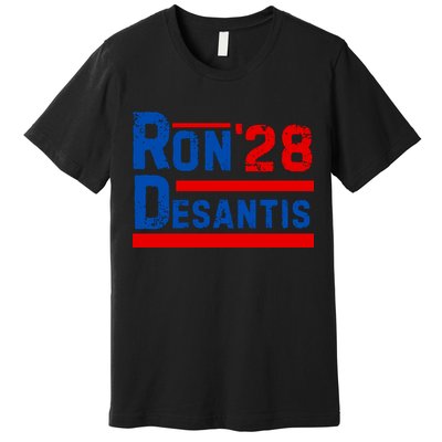 Desantis 2028 Ron Desantis 2028 President Election Retro Premium T-Shirt