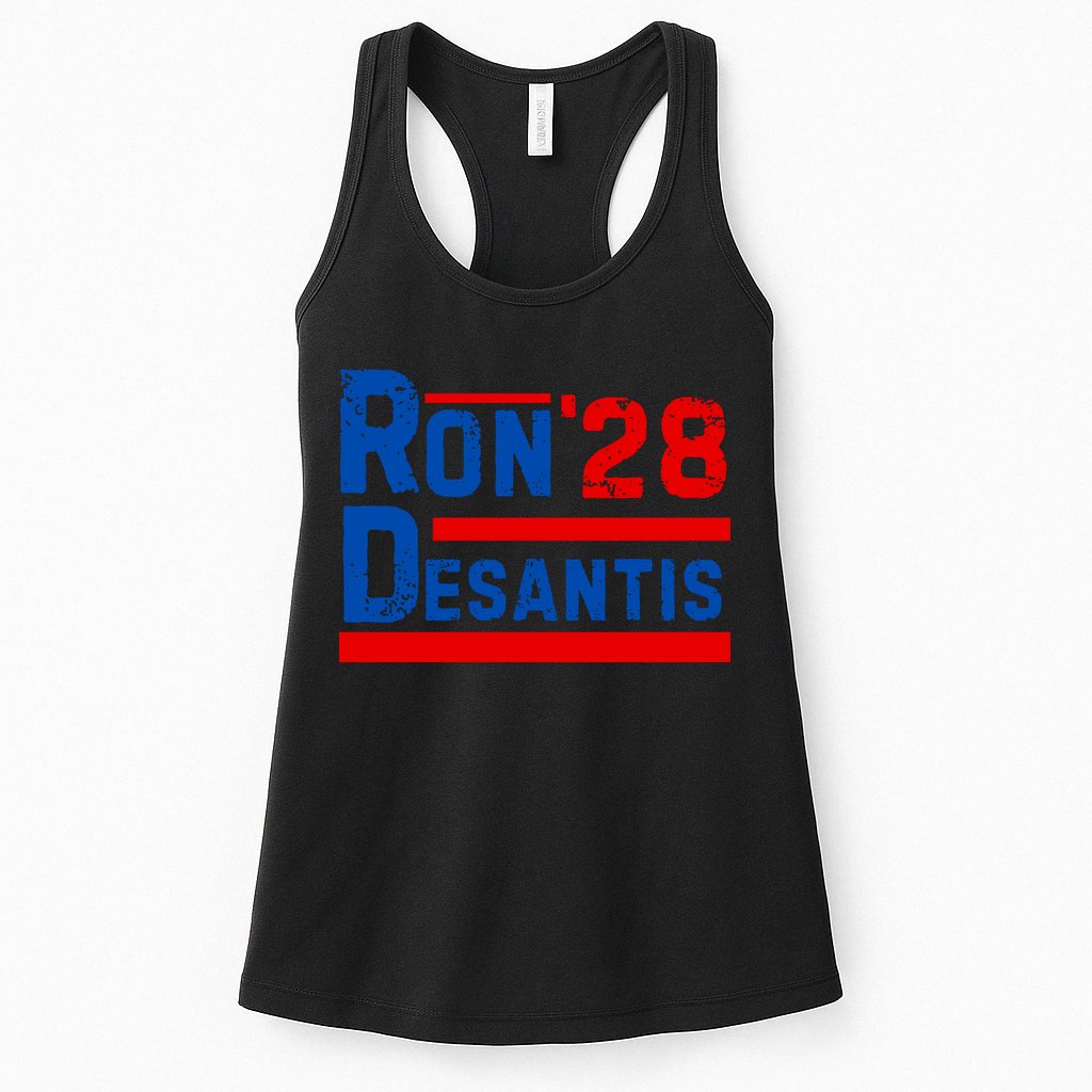 Desantis 2028 Ron Desantis 2028 President Election Retro Womens Tank Top