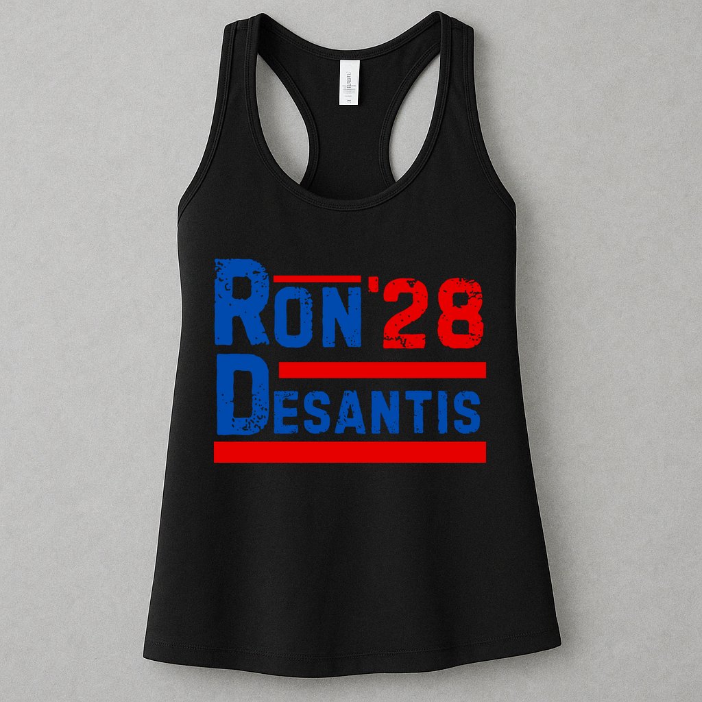 Desantis 2028 Ron Desantis 2028 President Election Retro Womens Tank Top