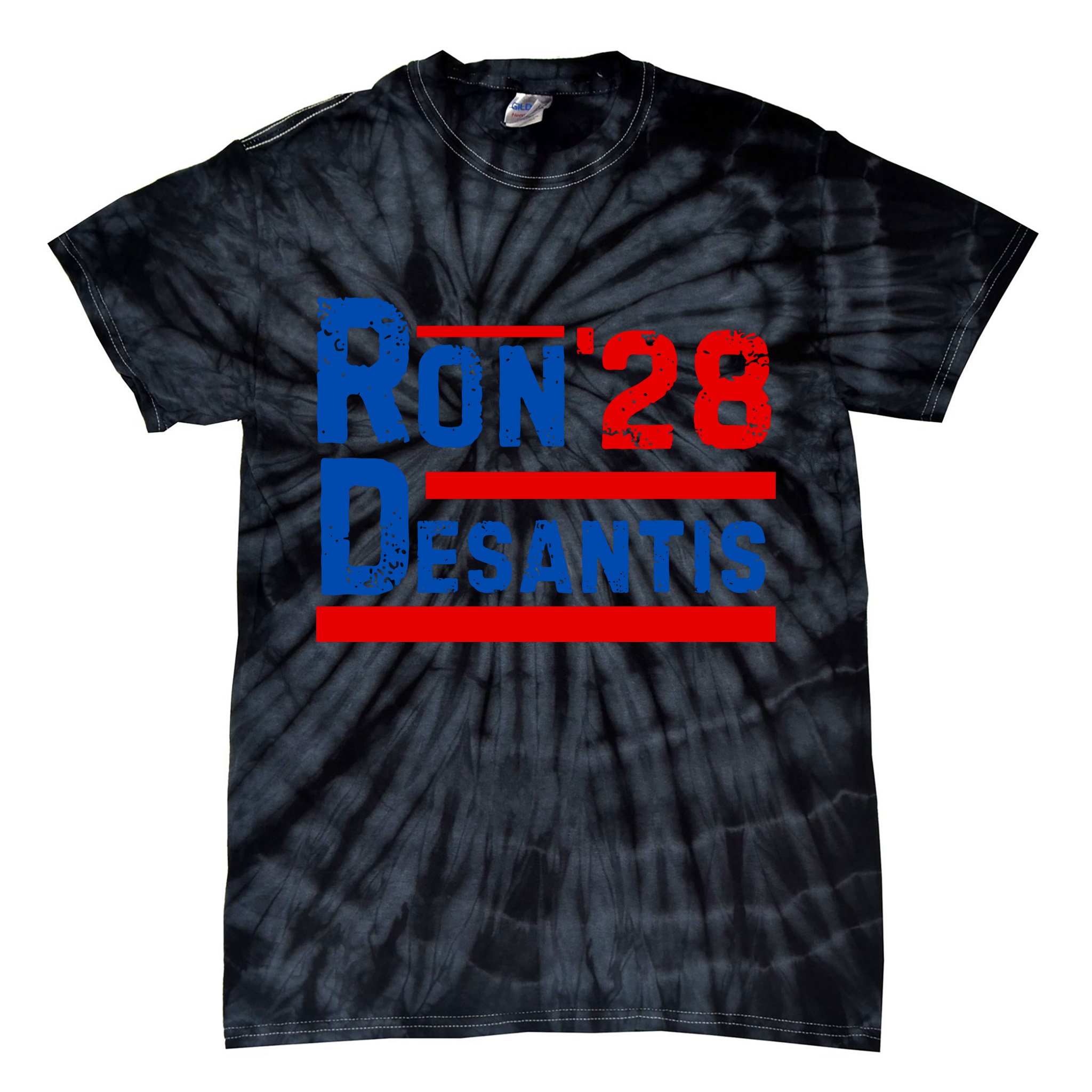Desantis 2028 Ron Desantis 2028 President Election Retro Tie-Dye T-Shirt