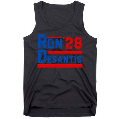 Desantis 2028 Ron Desantis 2028 President Election Retro Tank Top