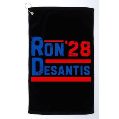 Desantis 2028 Ron Desantis 2028 President Election Retro Golf Towel