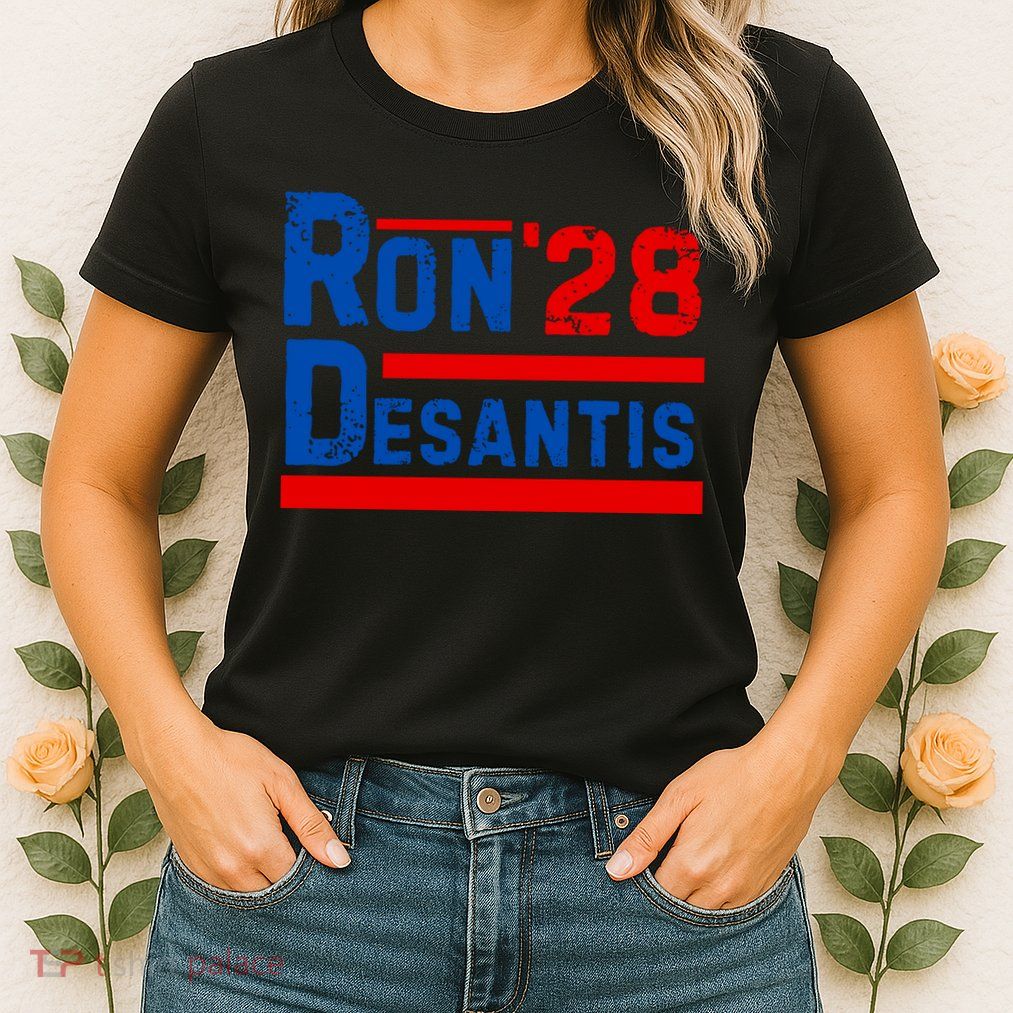 Desantis 2028 Ron Desantis 2028 President Election Retro Womens T-Shirt