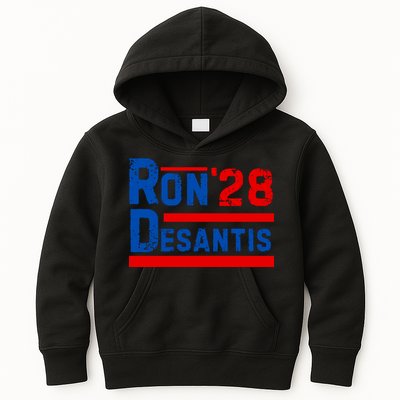 Desantis 2028 Ron Desantis 2028 President Election Retro Kids Hoodie