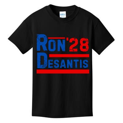 Desantis 2028 Ron Desantis 2028 President Election Retro Kids T-Shirt