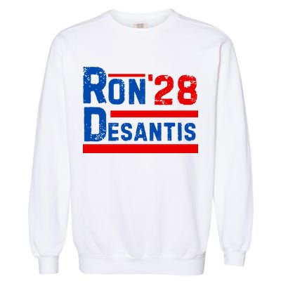 Desantis 2028 Ron Desantis 2028 President Election Retro Garment-Dyed Sweatshirt