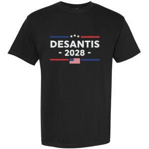 Desantis 2028 Ron Desantis 2028 President Election Us Flag Garment-Dyed Heavyweight T-Shirt