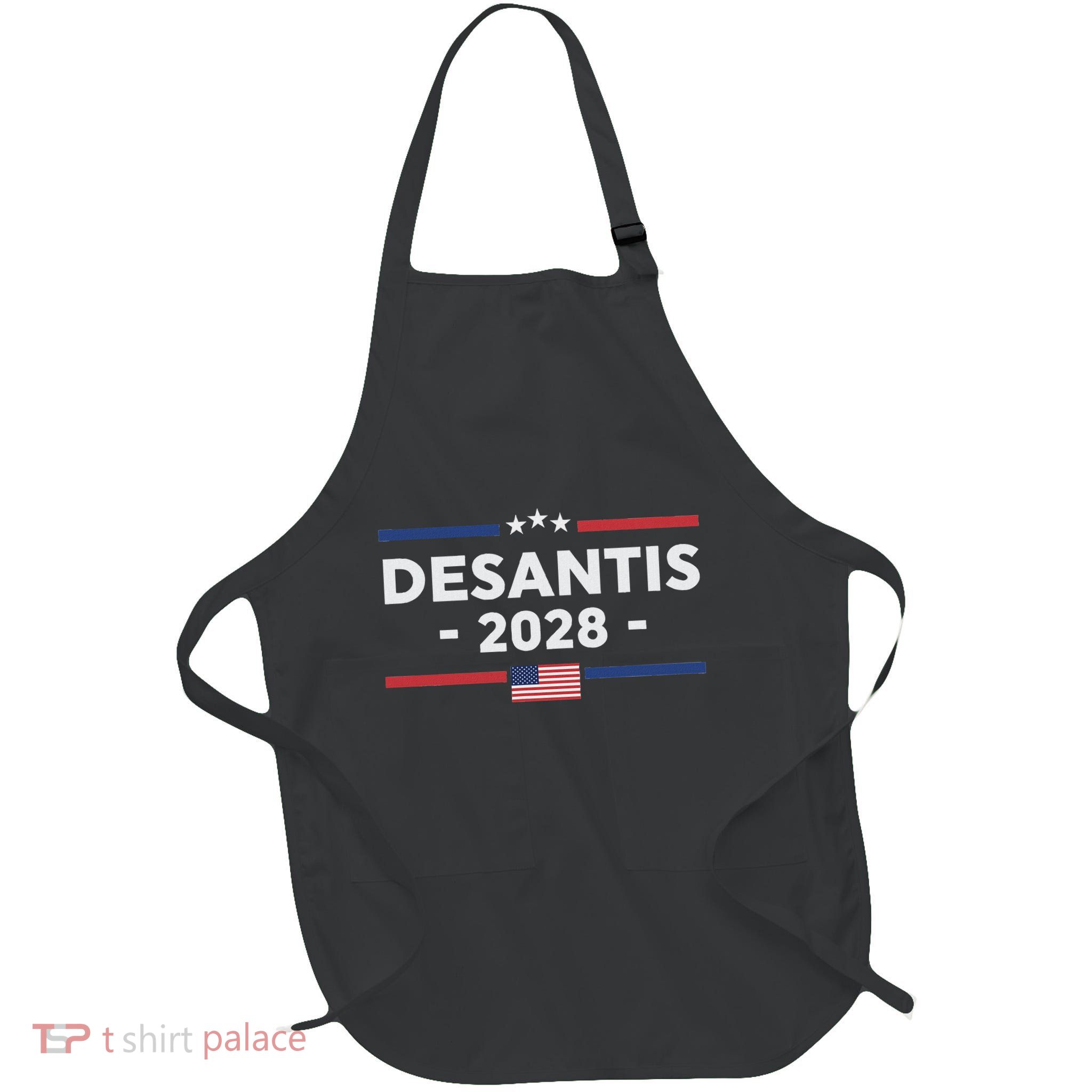 Desantis 2028 Ron Desantis 2028 President Election Us Flag Apron