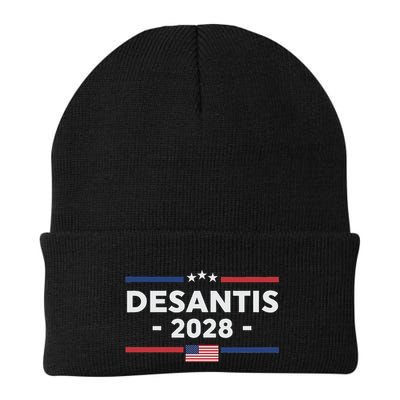 Desantis 2028 Ron Desantis 2028 President Election Us Flag Beanie