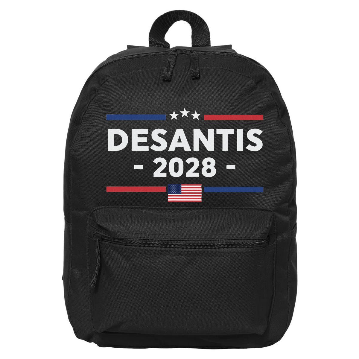 Desantis 2028 Ron Desantis 2028 President Election Us Flag 16 in Basic Backpack