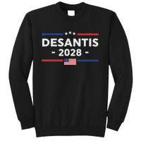 Desantis 2028 Ron Desantis 2028 President Election Us Flag Tall Sweatshirt