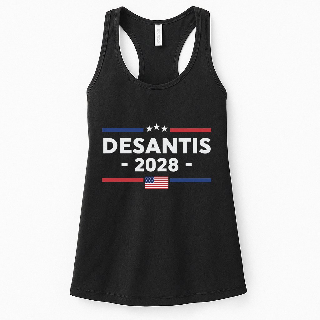 Desantis 2028 Ron Desantis 2028 President Election Us Flag Womens Tank Top