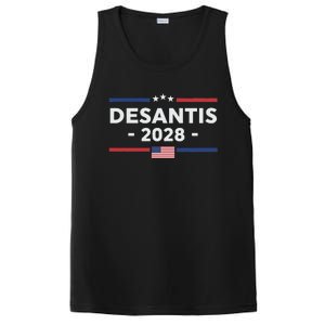 Desantis 2028 Ron Desantis 2028 President Election Us Flag PosiCharge Competitor Tank