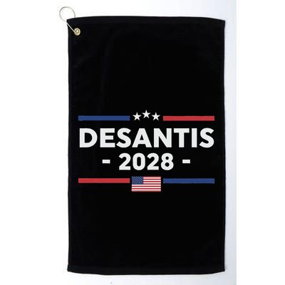 Desantis 2028 Ron Desantis 2028 President Election Us Flag Golf Towel