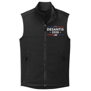 Desantis 2028 Ron Desantis 2028 President Election Us Flag Collective Smooth Fleece Vest