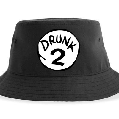 Drunk 2 St Patrick Day Funny Drunk Beer Pong Drunk 2 Sustainable Bucket Hat