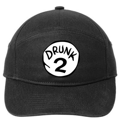 Drunk 2 St Patrick Day Funny Drunk Beer Pong Drunk 2 7-Panel Snapback Hat
