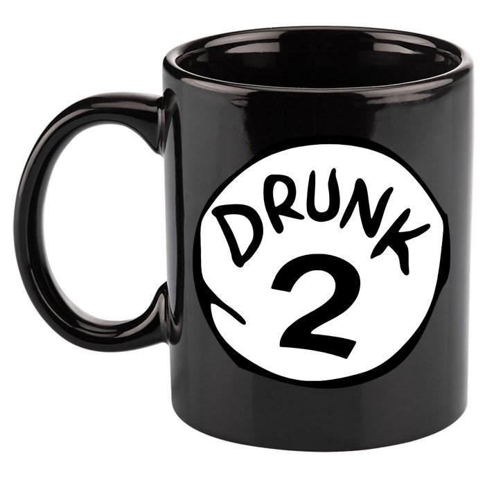 Drunk 2 St Patrick Day Funny Drunk Beer Pong Drunk 2 11oz C Handle Ceramic Mug