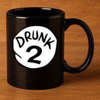 Drunk 2 St Patrick Day Funny Drunk Beer Pong Drunk 2 11oz C Handle Ceramic Mug