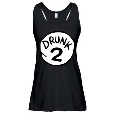 Drunk 2 St Patrick Day Funny Drunk Beer Pong Drunk 2 Ladies Essential Flowy Tank