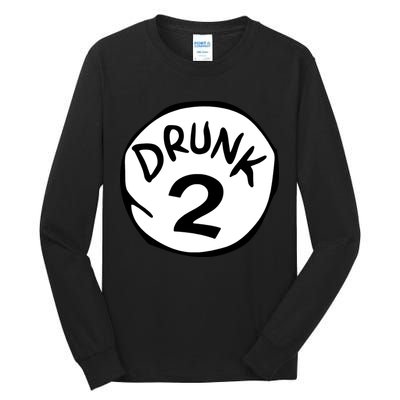 Drunk 2 St Patrick Day Funny Drunk Beer Pong Drunk 2 Tall Long Sleeve T-Shirt