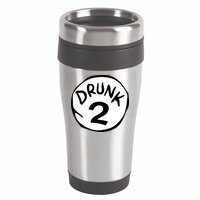 Drunk 2 St Patrick Day Funny Drunk Beer Pong Drunk 2 16oz Travel Tumbler