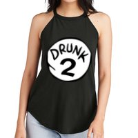 Drunk 2 St Patrick Day Funny Drunk Beer Pong Drunk 2 Women's Perfect Tri Rocker Tank