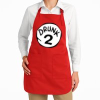Drunk 2 St Patrick Day Funny Drunk Beer Pong Drunk 2 Apron