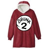 Drunk 2 St Patrick Day Funny Drunk Beer Pong Drunk 2 Hooded Wearable Blanket