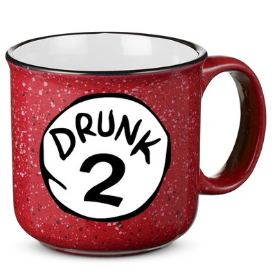 Drunk 2 St Patrick Day Funny Drunk Beer Pong Drunk 2 15oz Campfire Ceramic Mug