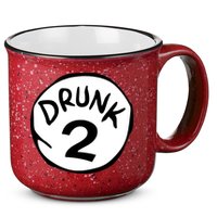 Drunk 2 St Patrick Day Funny Drunk Beer Pong Drunk 2 15oz Campfire Ceramic Mug