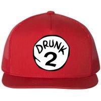 Drunk 2 St Patrick Day Funny Drunk Beer Pong Drunk 2 Flatbill Hat