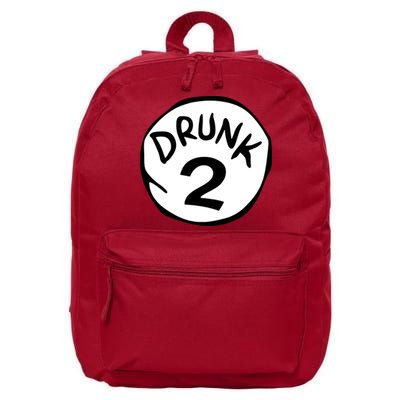 Drunk 2 St Patrick Day Funny Drunk Beer Pong Drunk 2 16 in Basic Backpack