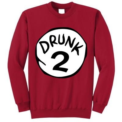 Drunk 2 St Patrick Day Funny Drunk Beer Pong Drunk 2 Tall Sweatshirt