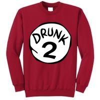 Drunk 2 St Patrick Day Funny Drunk Beer Pong Drunk 2 Tall Sweatshirt