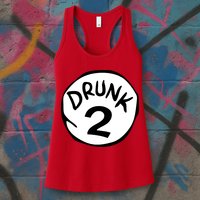 Drunk 2 St Patrick Day Funny Drunk Beer Pong Drunk 2 Womens Tank Top