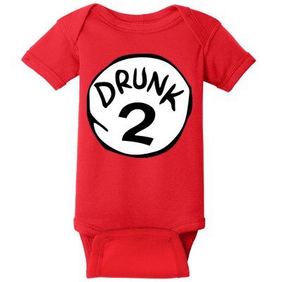 Drunk 2 St Patrick Day Funny Drunk Beer Pong Drunk 2 Baby Bodysuit