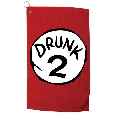 Drunk 2 St Patrick Day Funny Drunk Beer Pong Drunk 2 Golf Towel