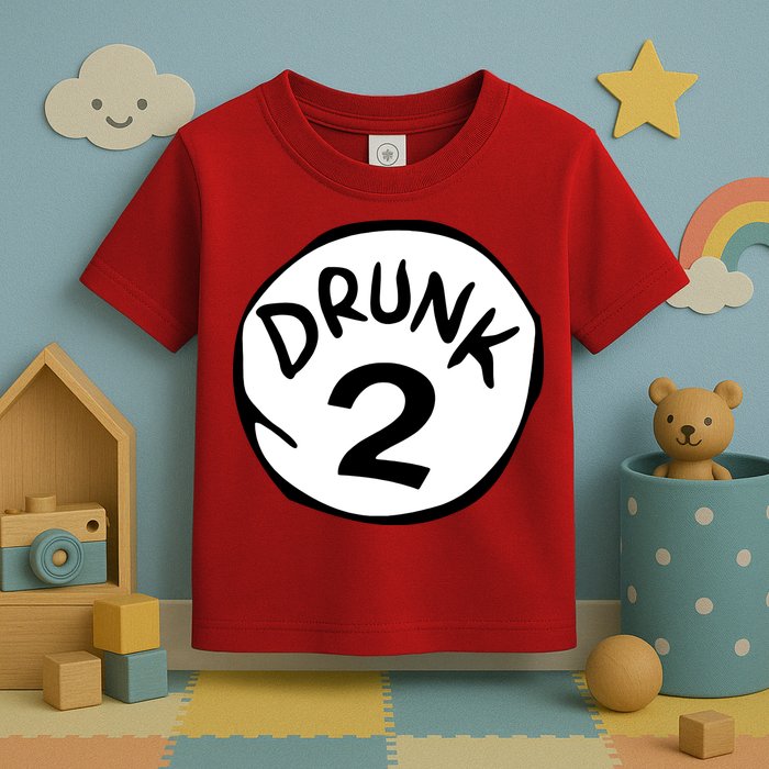 Drunk 2 St Patrick Day Funny Drunk Beer Pong Drunk 2 Toddler T-Shirt