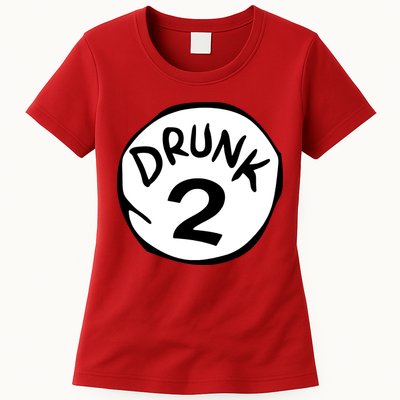 Drunk 2 St Patrick Day Funny Drunk Beer Pong Drunk 2 Womens T-Shirt