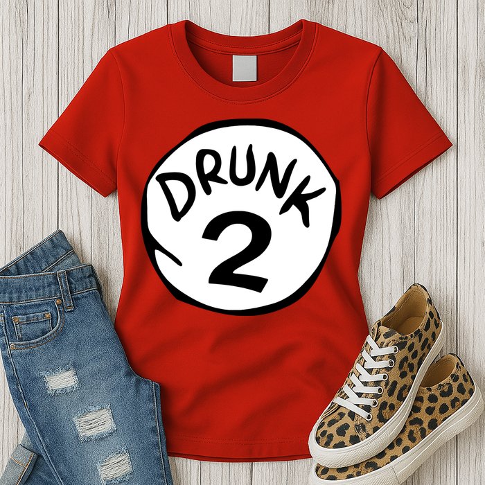 Drunk 2 St Patrick Day Funny Drunk Beer Pong Drunk 2 Womens T-Shirt