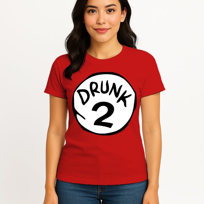 Drunk 2 St Patrick Day Funny Drunk Beer Pong Drunk 2 Womens T-Shirt