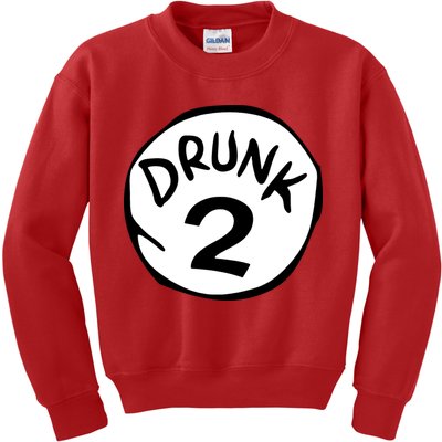Drunk 2 St Patrick Day Funny Drunk Beer Pong Drunk 2 Kids Sweatshirt