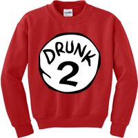 Drunk 2 St Patrick Day Funny Drunk Beer Pong Drunk 2 Kids Sweatshirt