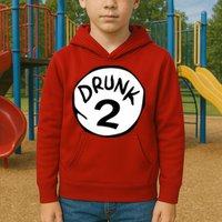 Drunk 2 St Patrick Day Funny Drunk Beer Pong Drunk 2 Kids Hoodie