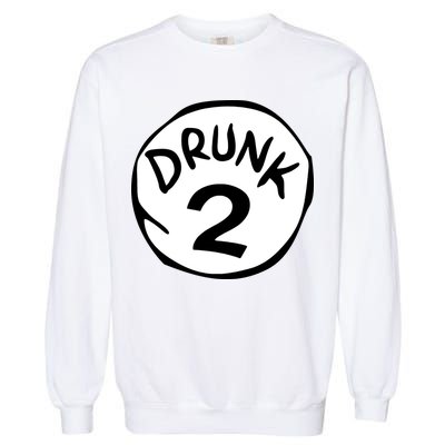 Drunk 2 St Patrick Day Funny Drunk Beer Pong Drunk 2 Garment-Dyed Sweatshirt