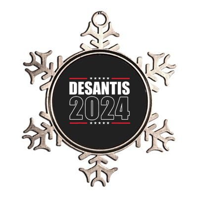 DeSantis 2024 Shirts Ron DeSantis For President 2024 Election Metallic Star Ornament