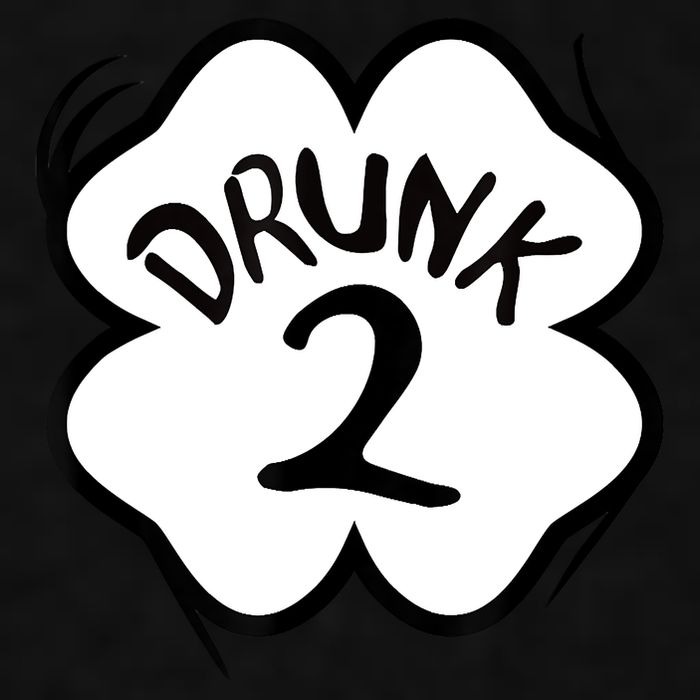 Drunk 2 St Pattys Day Green Tee Drinking Team Group Matching Ladies PosiCharge Tri-Blend Wicking Tank