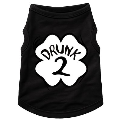 Drunk 2 St Pattys Day Green Tee Drinking Team Group Matching Doggie Tank